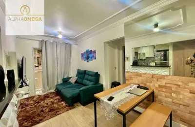Apartamento com 2 dormitórios à venda, 50 m² por r$ 350.000 - portais polvilho - cajamar/sp