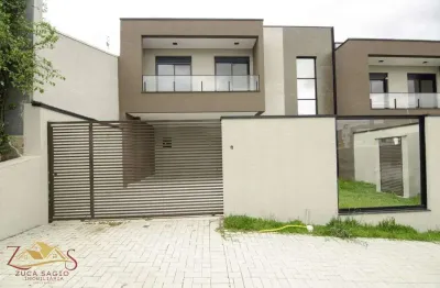 Sobrado à venda com 3 quartos em são josé dos pinhais, boneca do iguaçu