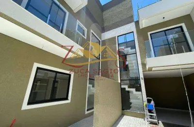 Sobrado à venda em curitiba, uberaba, com 3 quartos, 96,27m²