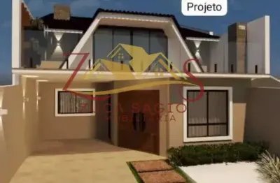 Sobrado (50% construído) com  214,05m²  à venda em são josé dos pinhais - bairro ipê (próximo multilit)