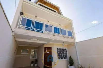 Sobrado triplex à venda em são josé dos pinhais, costeira, com 3 quartos, 169m²