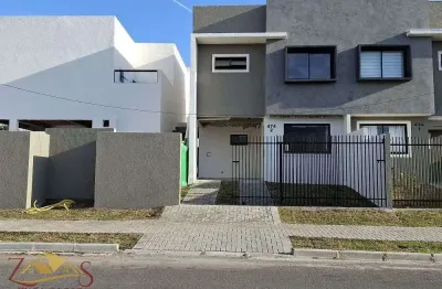 Sobrado à venda em são josé dos pinhais, cruzeiro, com 3 quartos, 115m²