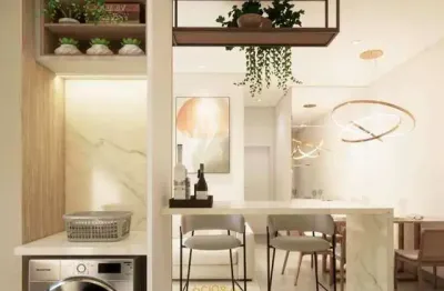 Apartamento garden à venda em curitiba, boqueirão, com 2 quartos, 59,97m²