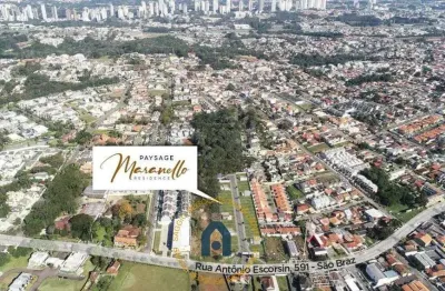 Terreno em condomínio à venda em curitiba, santa felicidade, 116,62m²