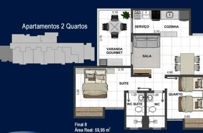 Spazio residence club – modernidade e conforto no coração de são mateus! apartamento 2 quarto à venda.