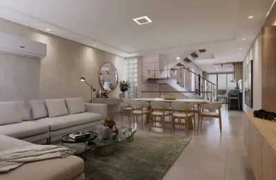 Casa com 4 quartos à venda em condomínio fehado!  projeto moderno e localização exclusiva.