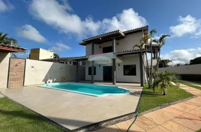 Casa 04 quartos suítes em buraquinho, lauro de freitas