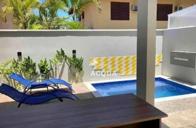 Casa com 3 dormitórios para alugar, 120 m² por r$ 4.200,00/dia - camburi - são sebastião/sp