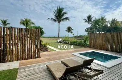 Casa com 6 dormitórios para alugar, 380 m² por r$ 45.400,00/mês - b una - são sebastião/sp