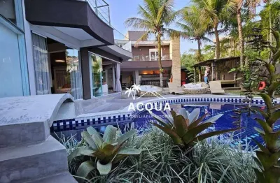 Casa com 5 dormitórios para alugar, 500 m² por r$ 15.000,00/dia - baleia - são sebastião/sp