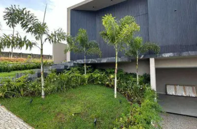 Casa luxuosa com 3suites + 1, acabamento diferenciado, à venda, 305 m² por r$ 3.000.000 - residencial anaville - anápolis/go