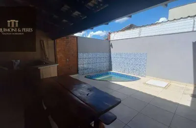 Casa com 3 dormitórios à venda, 134 m² por r$ 420.000,00 - residencial ayrton senna - anápolis/go