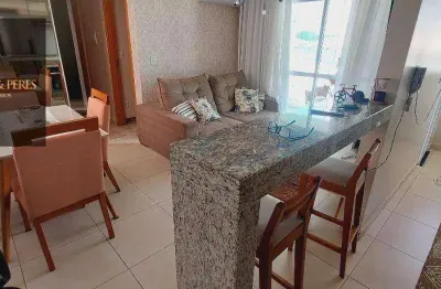 Apartamento com 2 dormitórios para alugar, 50 m² - vila formosa - anápolis/go