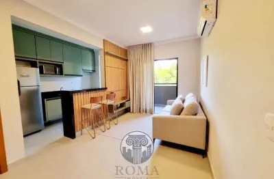 Apartamento de luxo à venda em ribeirão preto-sp, jardim recreio: 1 quarto, 1 suíte, 2 salas, 2 banheiros, 1 vaga de garagem, 45m².
