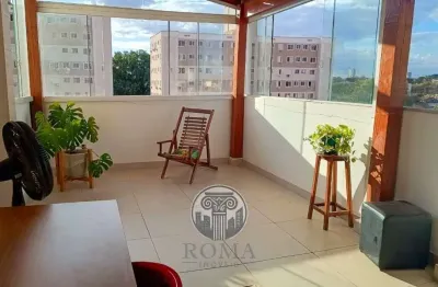Venda de cobertura na city ribeirão, ribeirão preto-sp: 2 quartos, 3 salas, 2 banheiros, 1 vaga de garagem, 100m².
