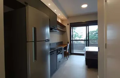 Deslumbrante studio para locação em campo belo com 1 quarto, sendo 1 suíte, 27m²