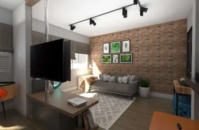 Sensacional apartamento tipo para venda em vila paulista com 1 quarto, 37m²