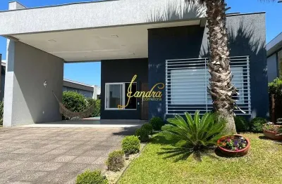 Casa térrea  em condomínio fechado mobiliada e decorada 160m2