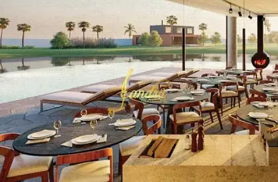 Lote beira lago entrada 15%, saldo em 57x 6925,70 + 5 reforços anuais