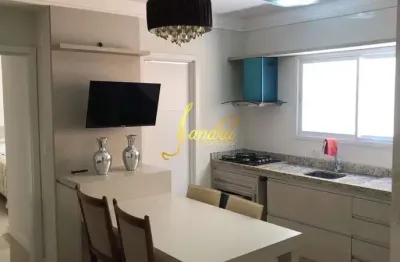Apartamento mobiliado e decorado 01 dormitório sem garagem