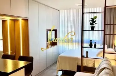 Apartamento loft(jk) com box e infra mobiliado e decorado