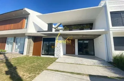 Casa térrea com 04 suítes,  155m² de área construída com mobília fixa