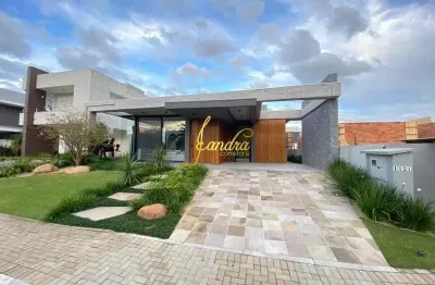 Casa térrea em condomínio fechado mobiliada piscina aquecida