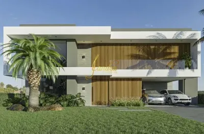 Sobrado beira lago,  mobiliado e decorado com 05 suítes sacada/piscina