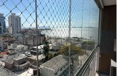 Apartamento com 3 suítes e vista mar na beira-mar continental - florianópolis