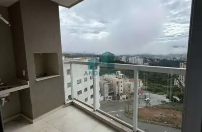 Apartamento com 2 quartos para alugar na beatriz de fátima frazão, 63, residencial veredas, poços de caldas por r$ 1.400
