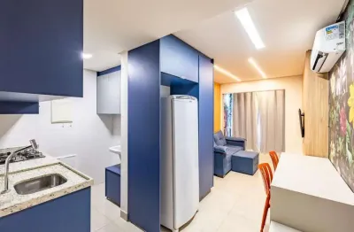 Flat mobiliado à venda no Lounge 22 Home Design, com 1 suíte no Setor Oeste