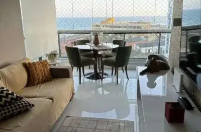 Apartamento armação, 3/4 com suíte - 97m2, vista mar, varanda integrada.