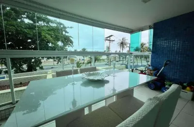 Apartamento piatã frente mar, quarto e sala, nascente total 1/4.