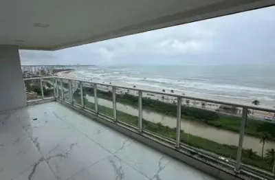 Jaguaribe, 2/4 vista mar fronta, andar alto, nascente, varanda gourmet