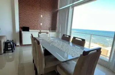 Loft vista mar, seven residence quarto e sala, varanda goumert.