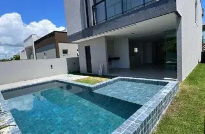 Casa em condomínio fechado com 4 quartos à venda na Rua Sucupió, 01, Abrantes, Camaçari