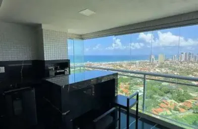 Art residence 4 suíte, andar alto, vista mar, porteira fechada