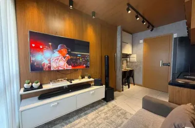 Apartamento smart farrol da barra 1/4 mobiliado, com varanda.