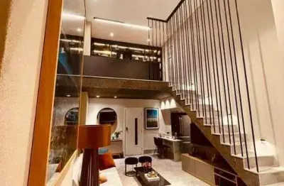 Neo itaigara loft 2 suítes, porteira fechada, finamente decorado.