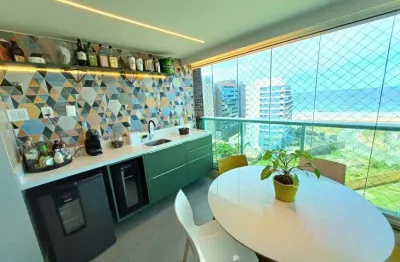 Paradise residence - armação • vista mar 3/4 nascente, varanda gourmet.