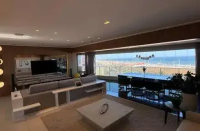 Hemisphere 360° pituaçu - 4 suítes com 200m2, na melhor torre, vista mar, frontal,porteira fechada