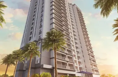 Apartamento em condomínio resort no belém com 2 suítes