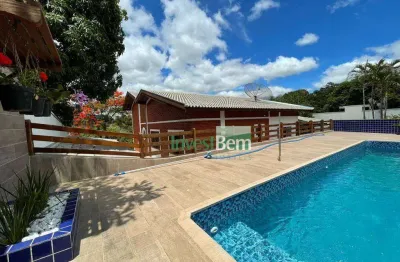 Chácara com 3 dormitórios sendo 2 suites à venda, 2000 m² por r$ 1.600.000 - country  club - valinhos/sp