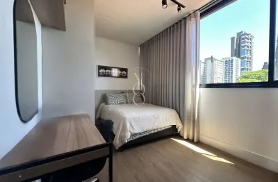 Kitnet / stúdio à venda na rua guilherme pugsley, água verde, curitiba, 18 m2 por r$ 295.000