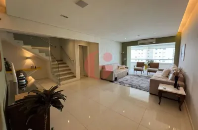 Cobertura mobiliada para venda 4 suítes e 3 vagas - 316m² - jardim aquarius