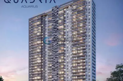 Apartamento quadria com 1 dormitório com 45 m2 e 1 vaga de garagem no jardim aquarius