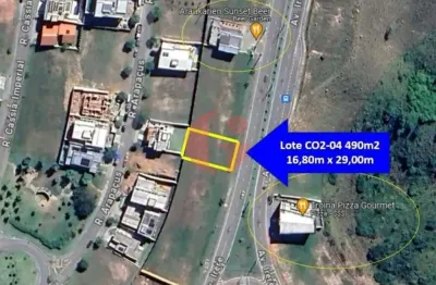 Lote comercial à venda no alphaville com 490m² no urbanova!