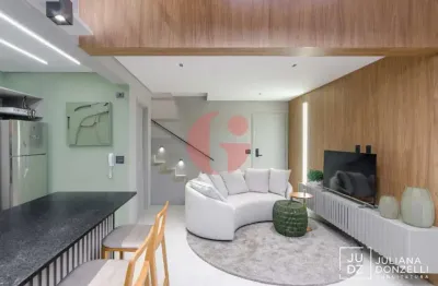 Apartamento duplex para venda com 01 quarto e 01 vaga de garagem - 78m² no bairro jardim aquarius