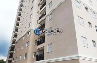 Apartamento para venda com 2 quartos e 1 vaga de garagem - 62m² no bairro monte castelo - são josé dos campos-sp