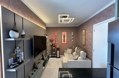 Apartamento mobiliado para venda com 2 quartos e 2 vagas de garagem - 58m² | jardim são dimas